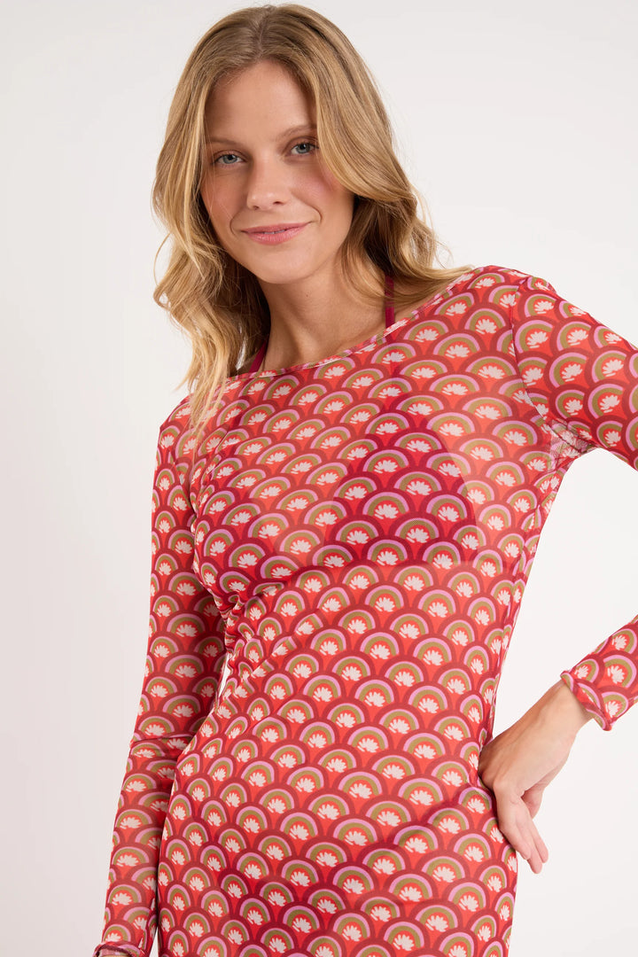 Rio de Sol - Floral Scales Beach Dress Lucy