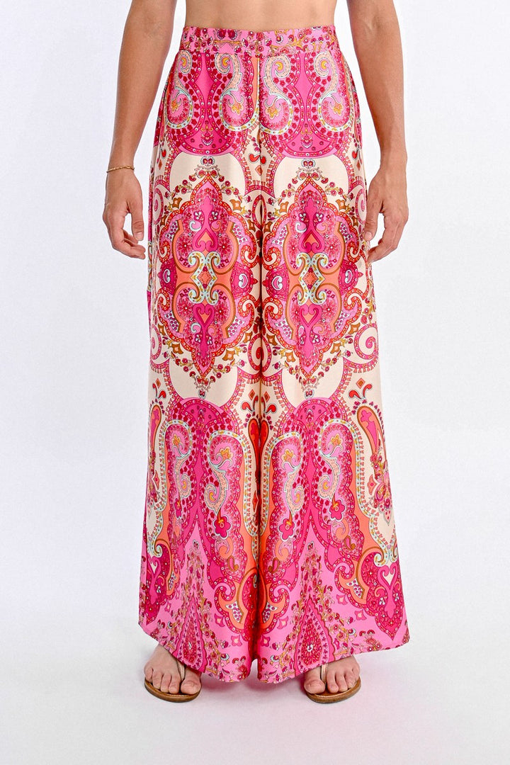 Molly Bracken - High-Waisted Printed Pants