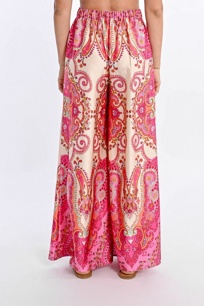 Molly Bracken - High-Waisted Printed Pants