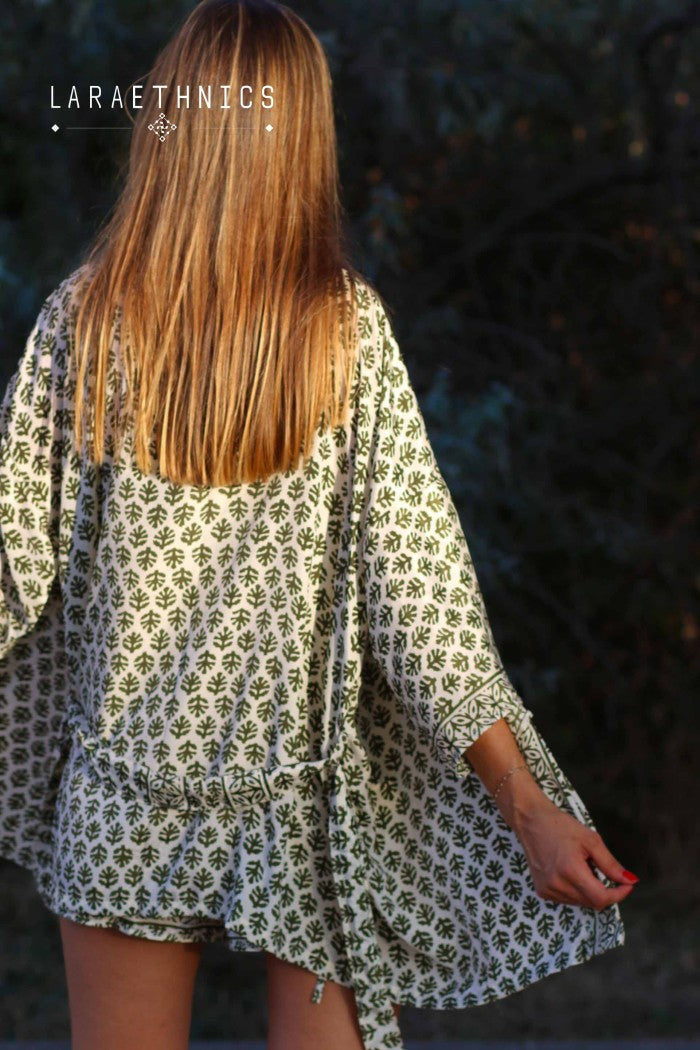 Lara Ethnics Short Kimono - Octavia