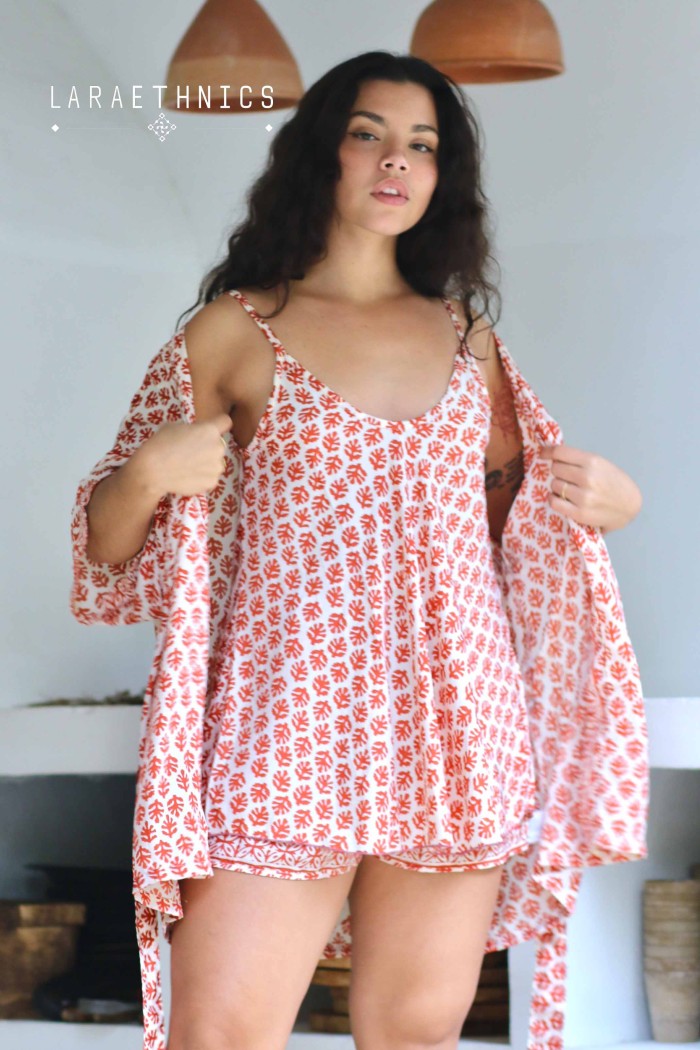 Lara Ethnics Short Kimono - Octavia