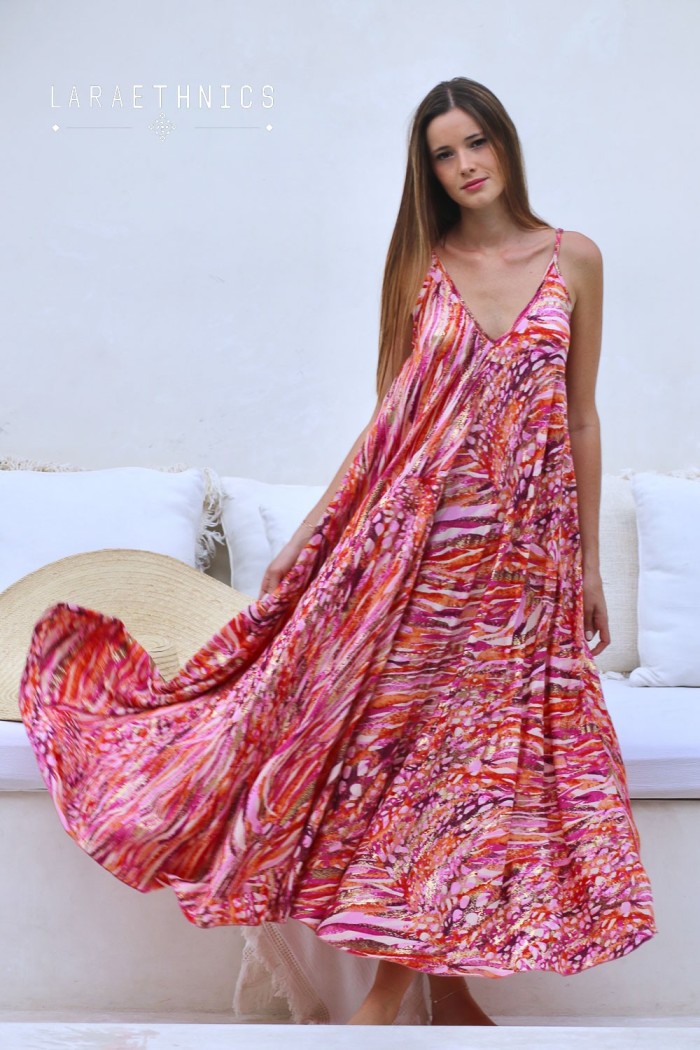 Lara Ethnics Long Dress - Calypso
