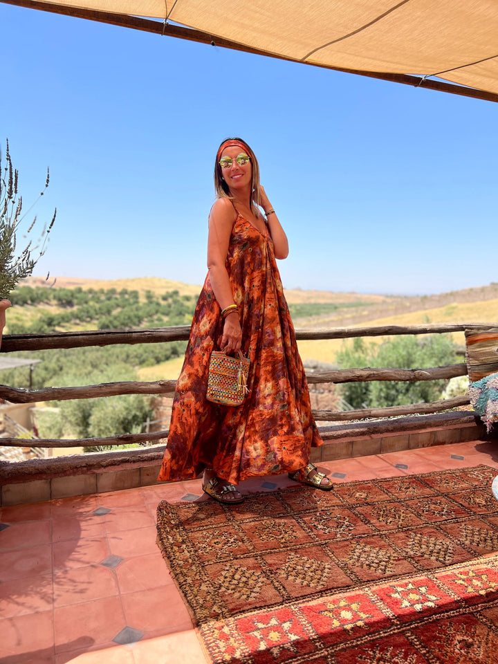 Lara Ethnics Long Dress - Calypso