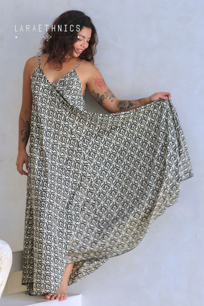 Lara Ethnics Long Dress - Calypso