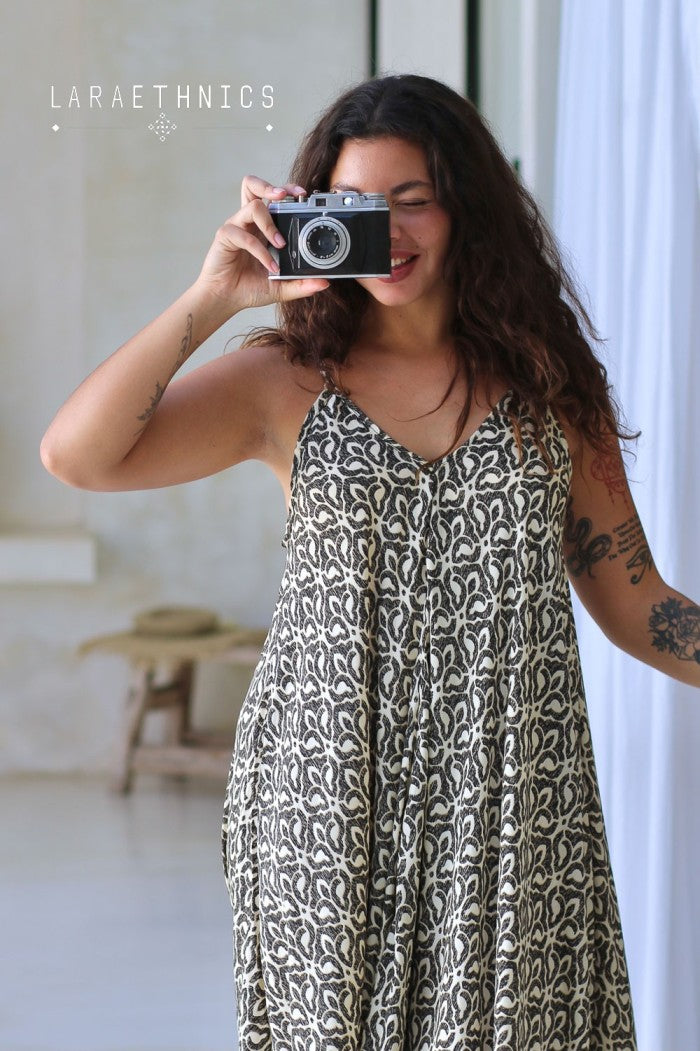 Lara Ethnics Long Dress - Calypso