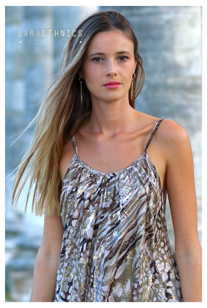 Lara Ethnics Long Dress - Capri