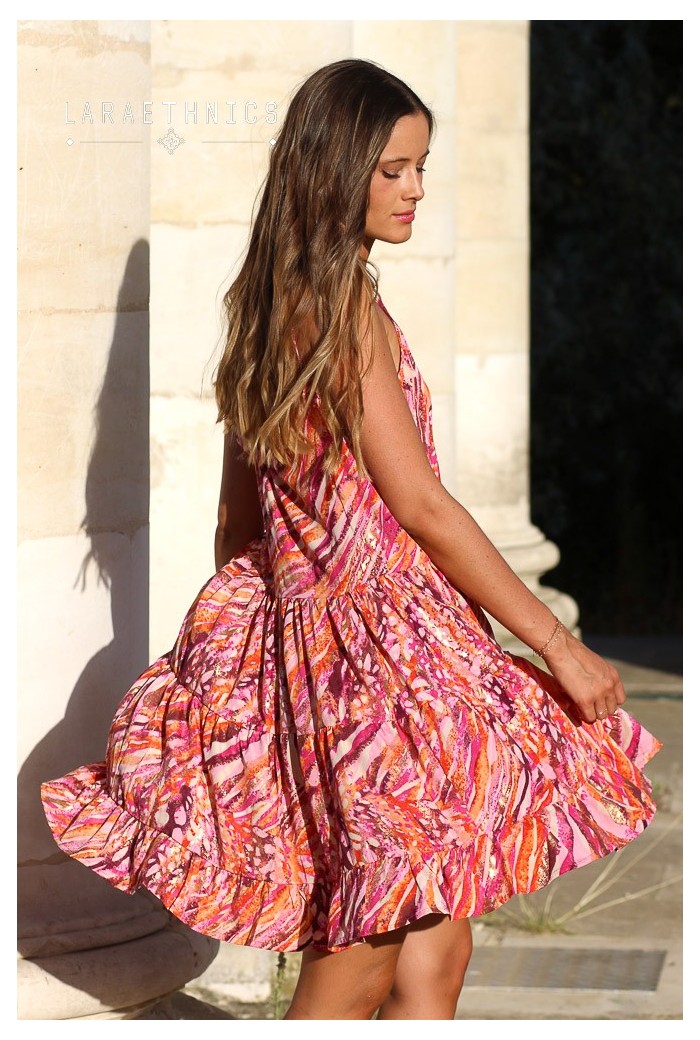 Lara Ethnics Short Dress - Evita