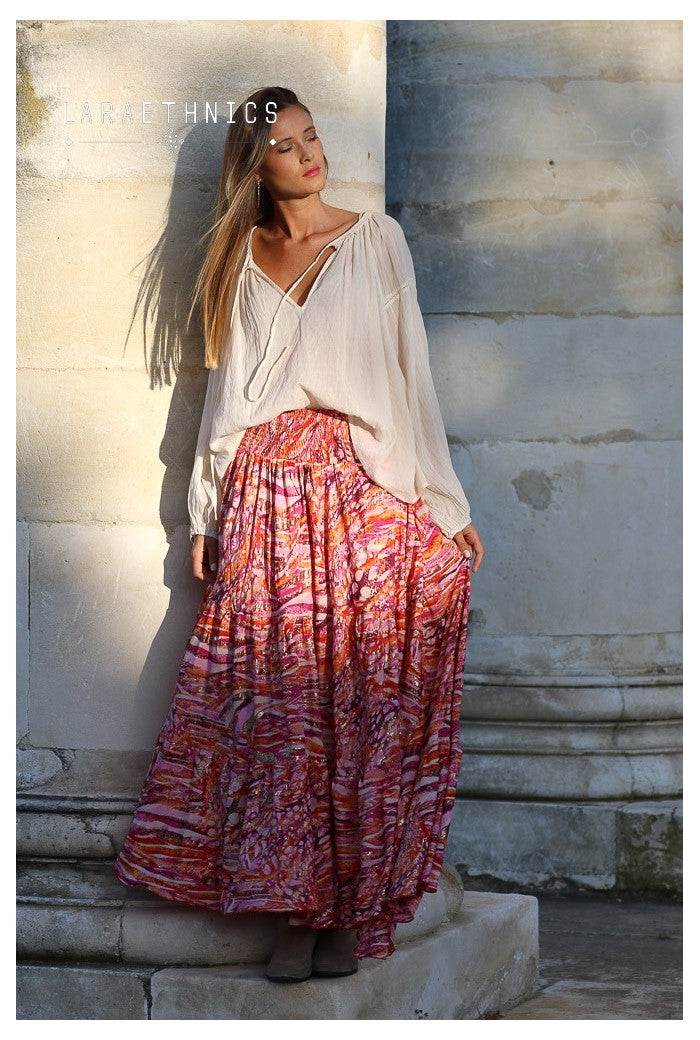Lara Ethnics Long Skirt - Sandra