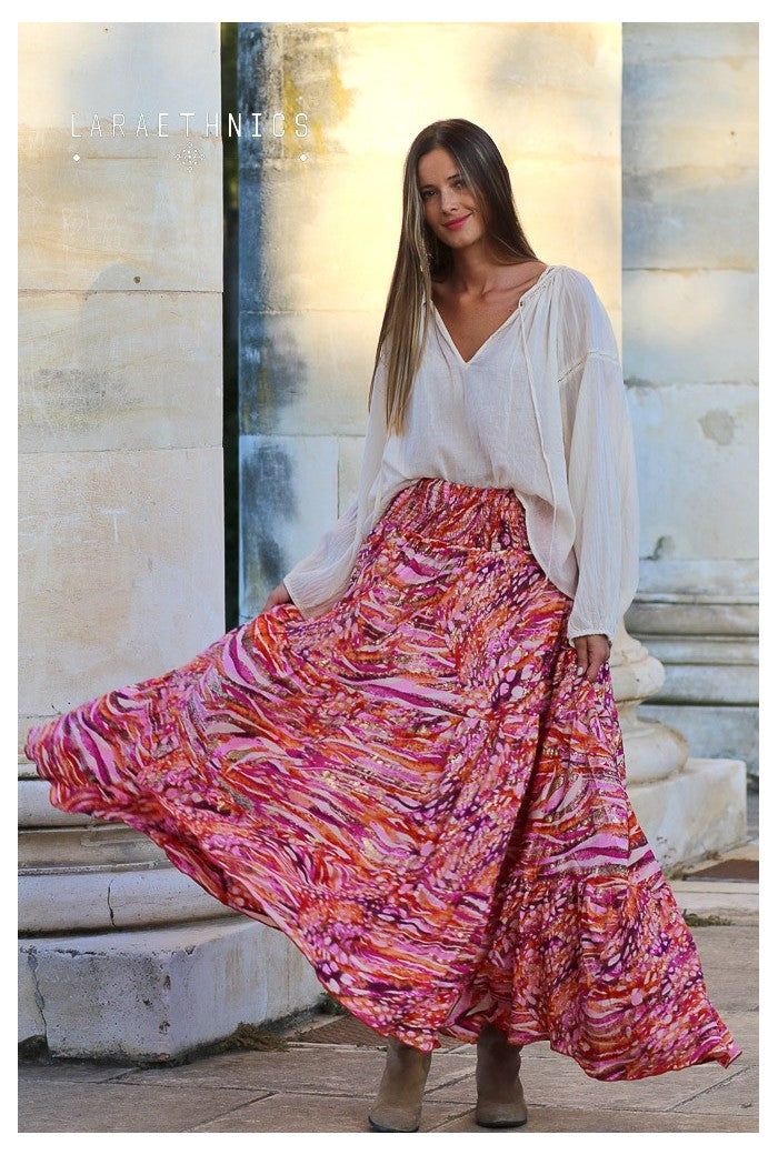 Lara Ethnics Long Skirt - Sandra