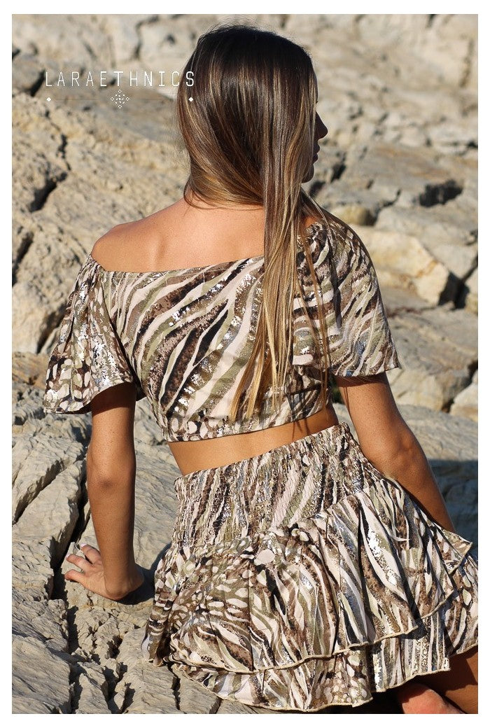 Lara Ethnics Crop Top - Shibu