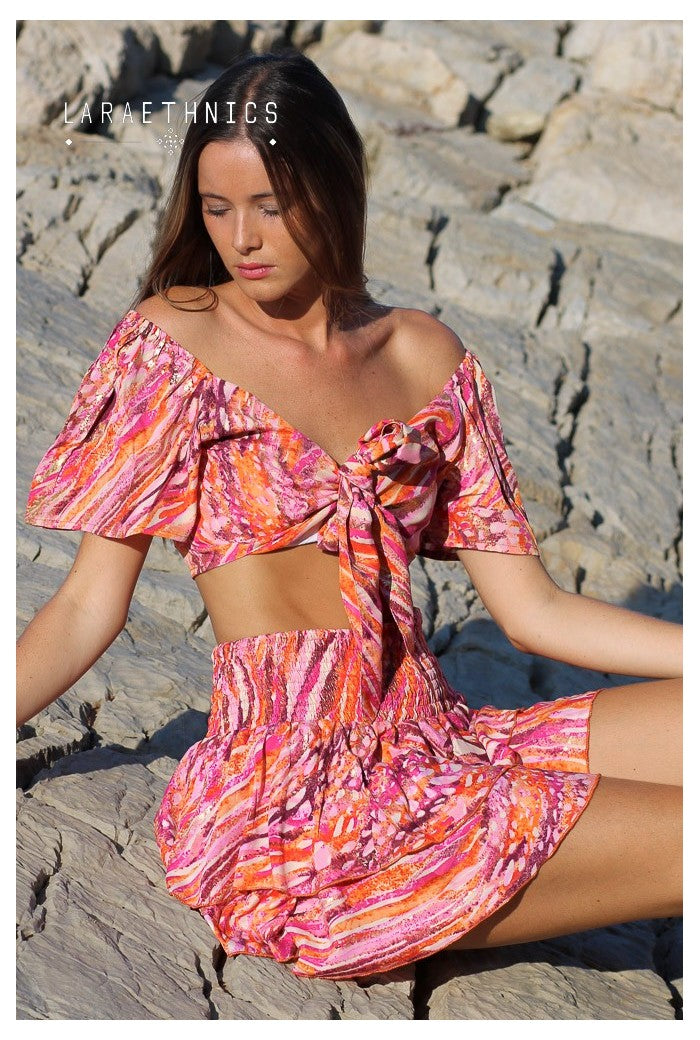 Lara Ethnics Crop Top - Shibu