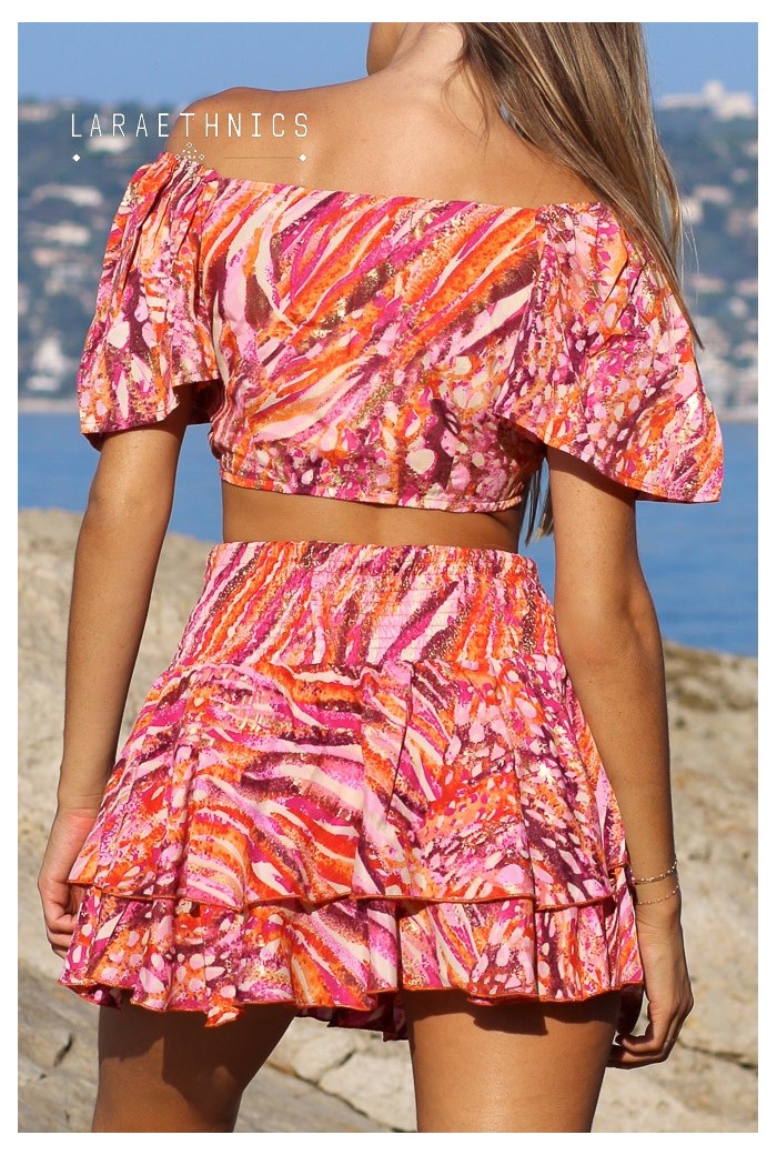 Lara Ethnics Crop Top - Shibu