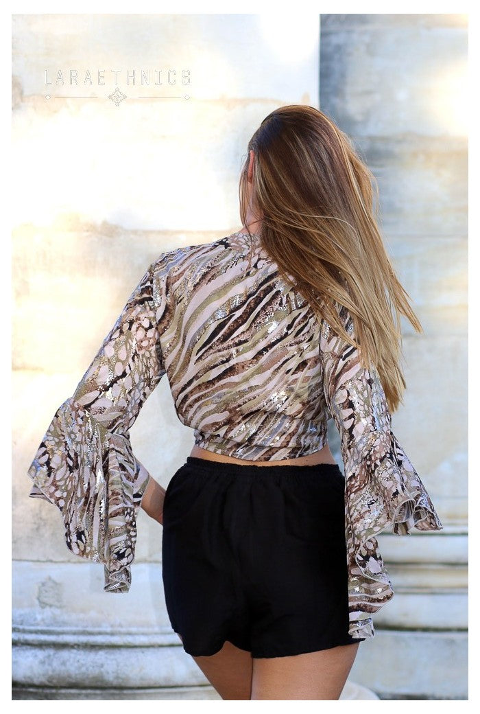 Lara Ethnics Crop Top - Tina