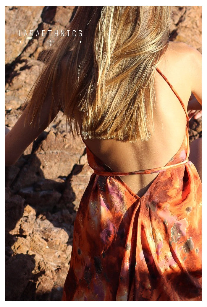 Lara Ethnics Short Dress - Vanille