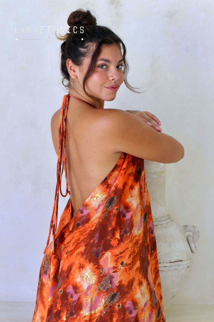 Lara Ethnics Short Dress - Vanille