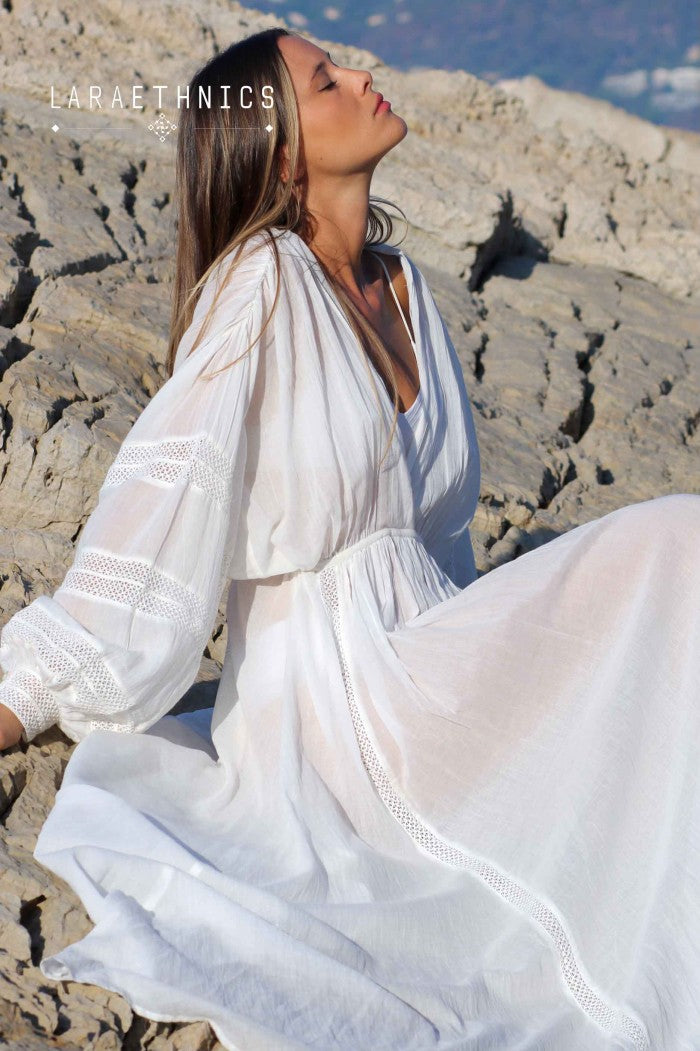 Lara Ethnics Long Dress - Ibiza