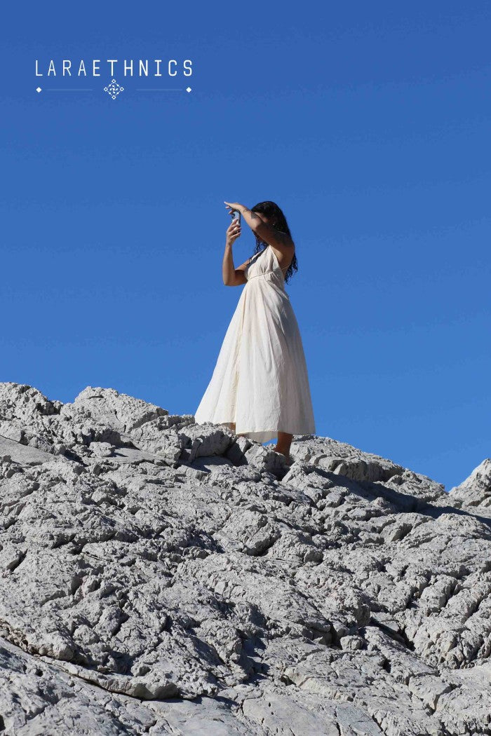 Lara Ethnics Long Dress - Victoria