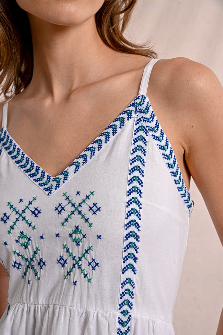 Molly Bracken - Long Embroidered Dress