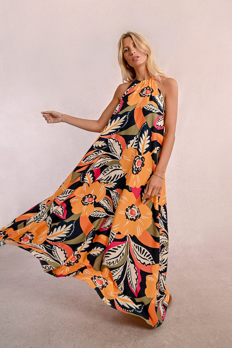 Molly Bracken - Long Printed Dress