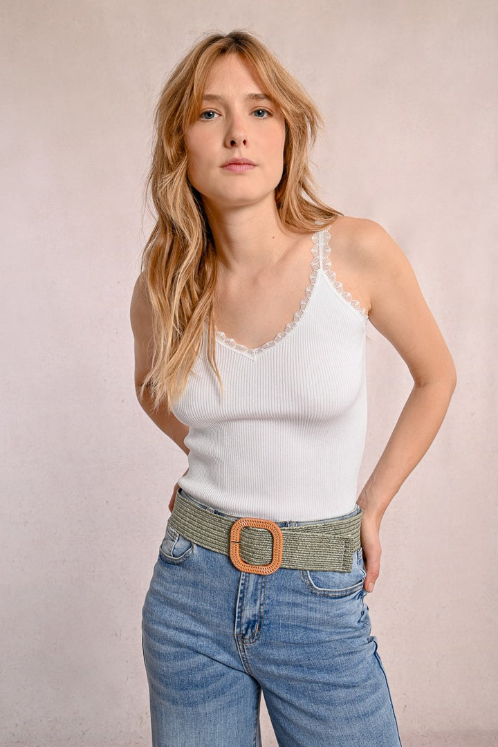 Molly Bracken - Mesh Tank Top