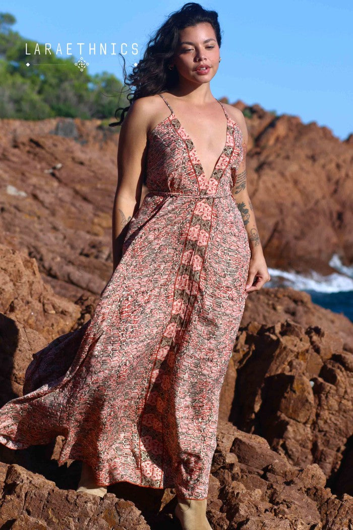 Lara Ethnics Mid-Length Dress - Vic