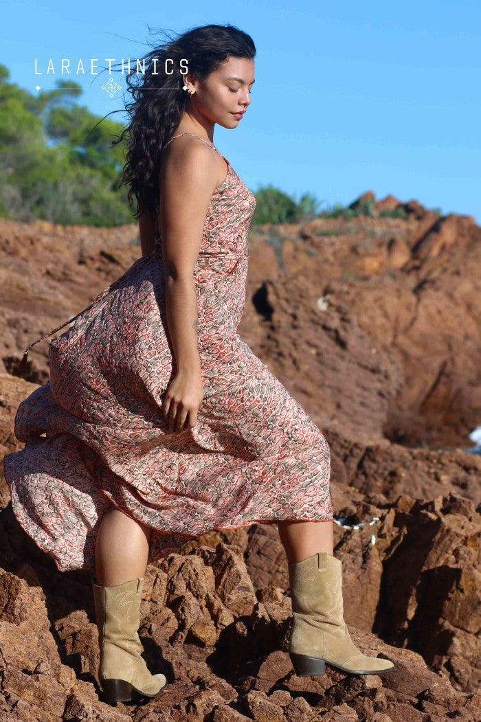 Lara Ethnics Mid-Length Dress - Vic