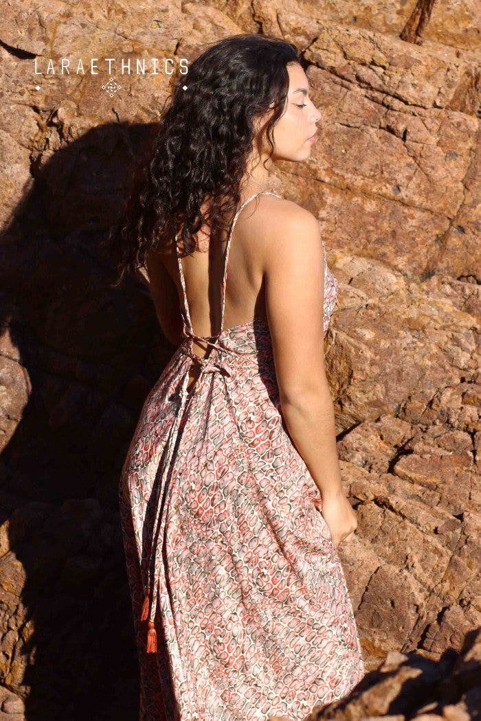 Lara Ethnics Mid-Length Dress - Vic