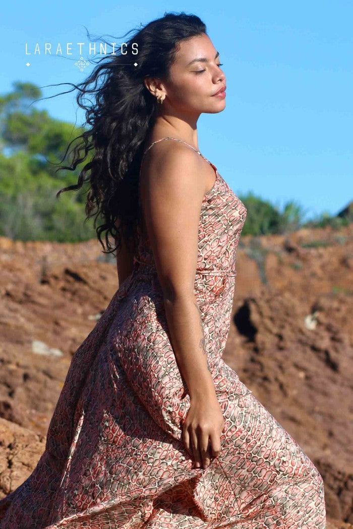 Lara Ethnics Mid-Length Dress - Vic