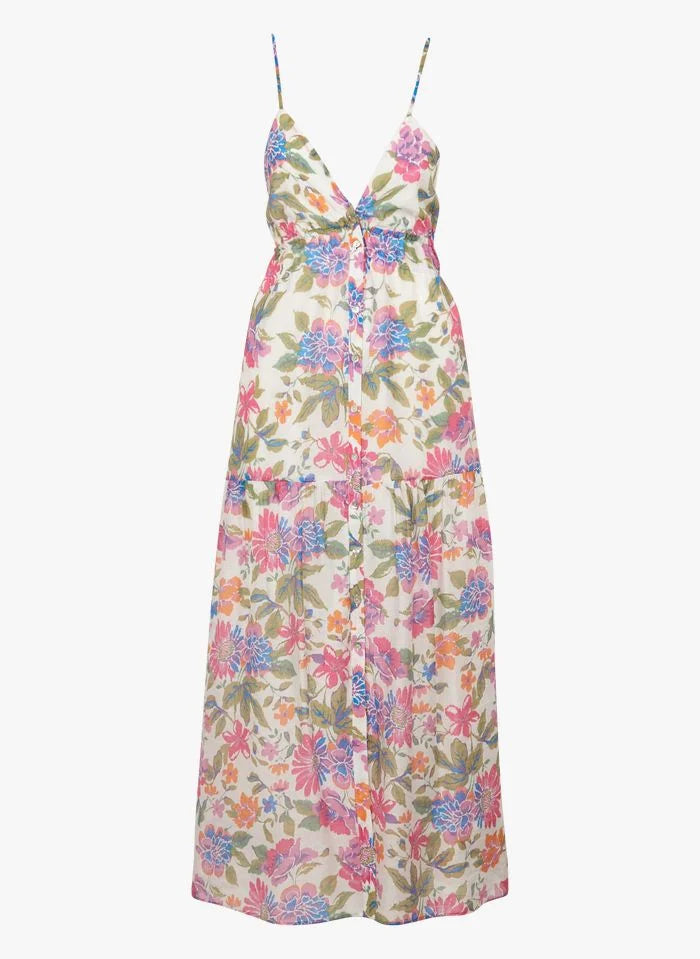 The Korner - Bright Floral Long Dress