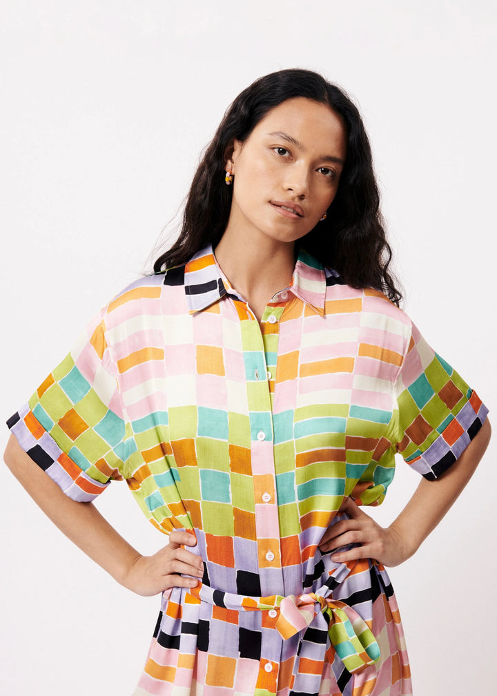 FRNCH - Paige Midi Shirt Dress