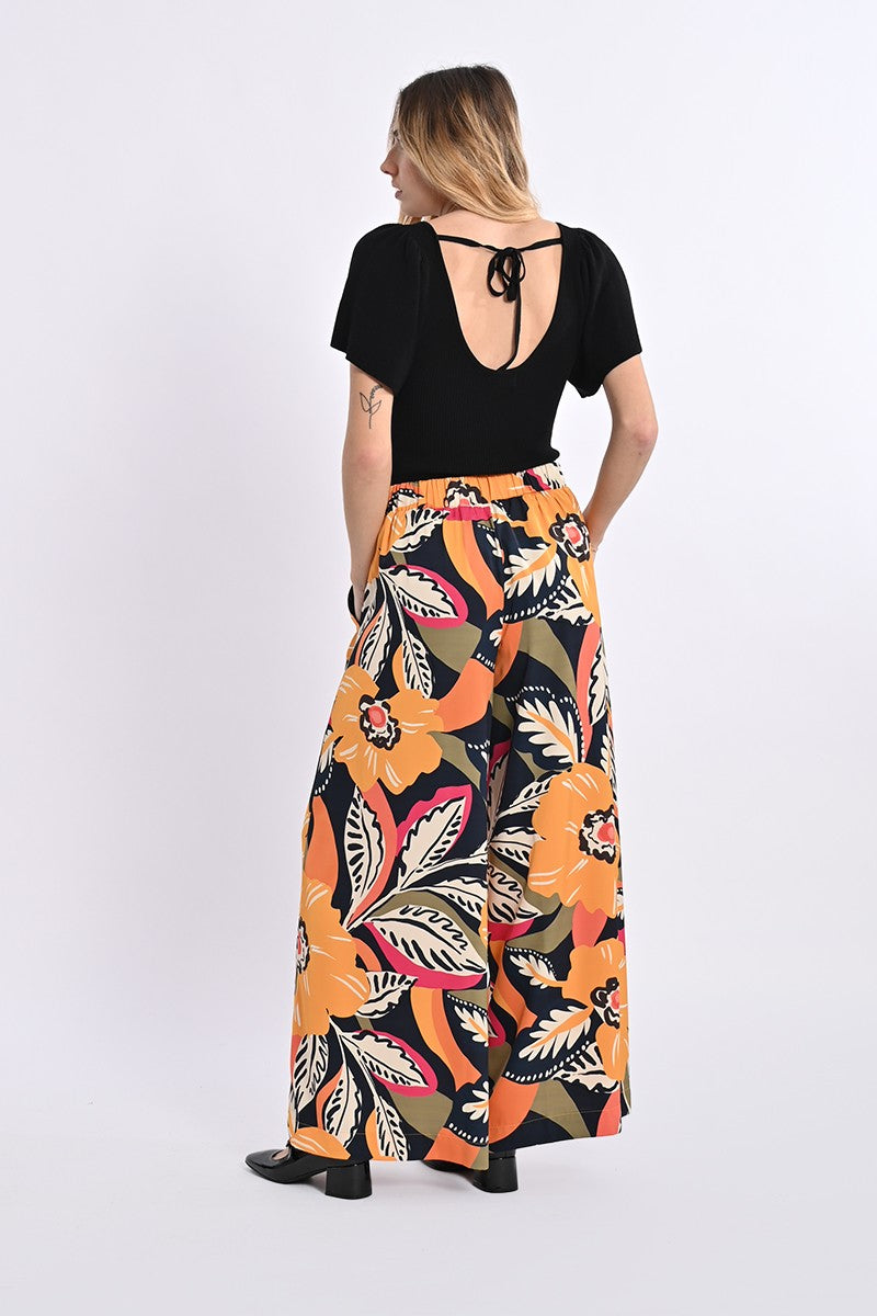 Molly Bracken - Wide Printed Pants