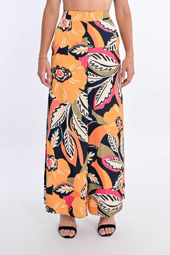 Molly Bracken - Wide Printed Pants
